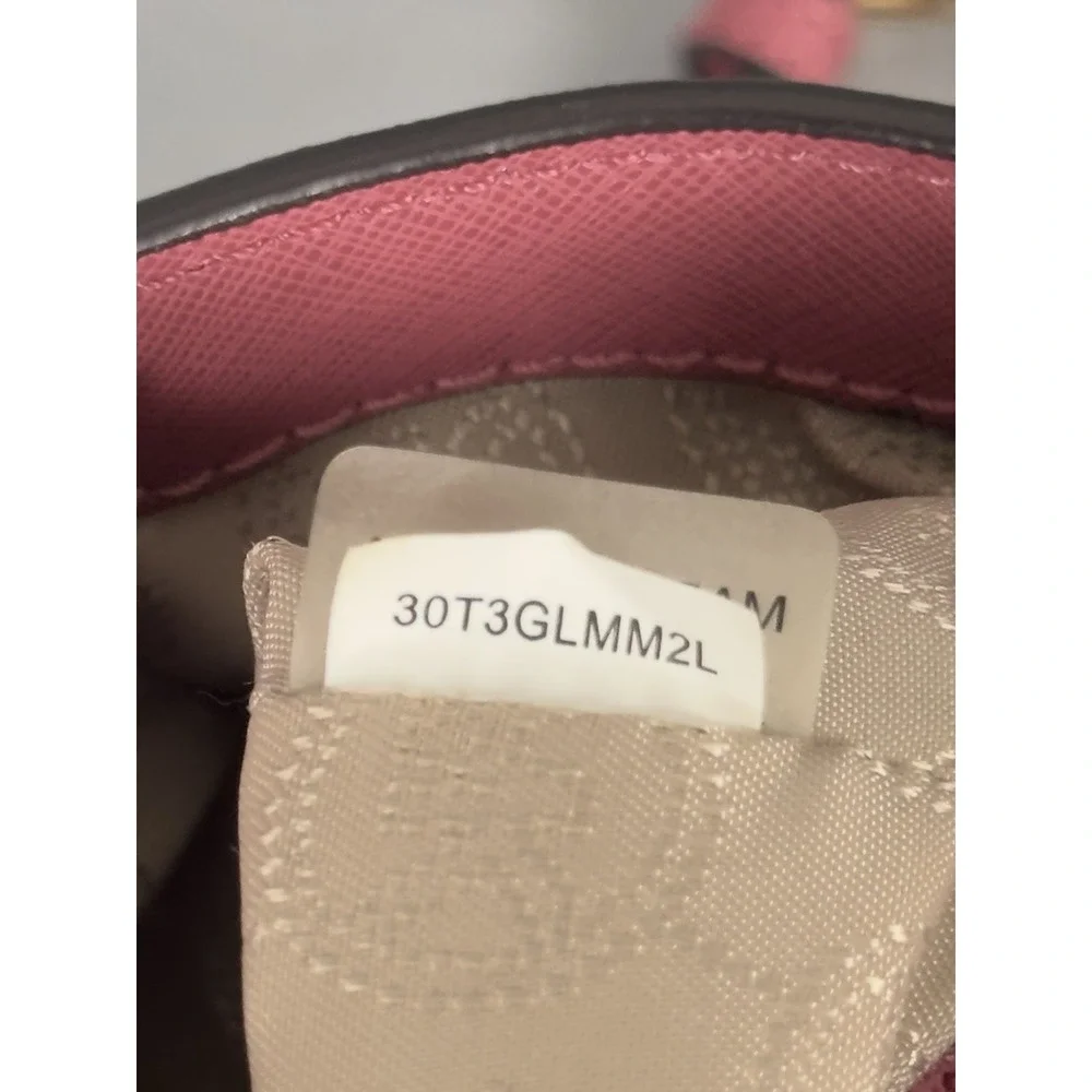 Michael Kors Selma Medium Messenger Bag Coral Pink Saffiano Leather